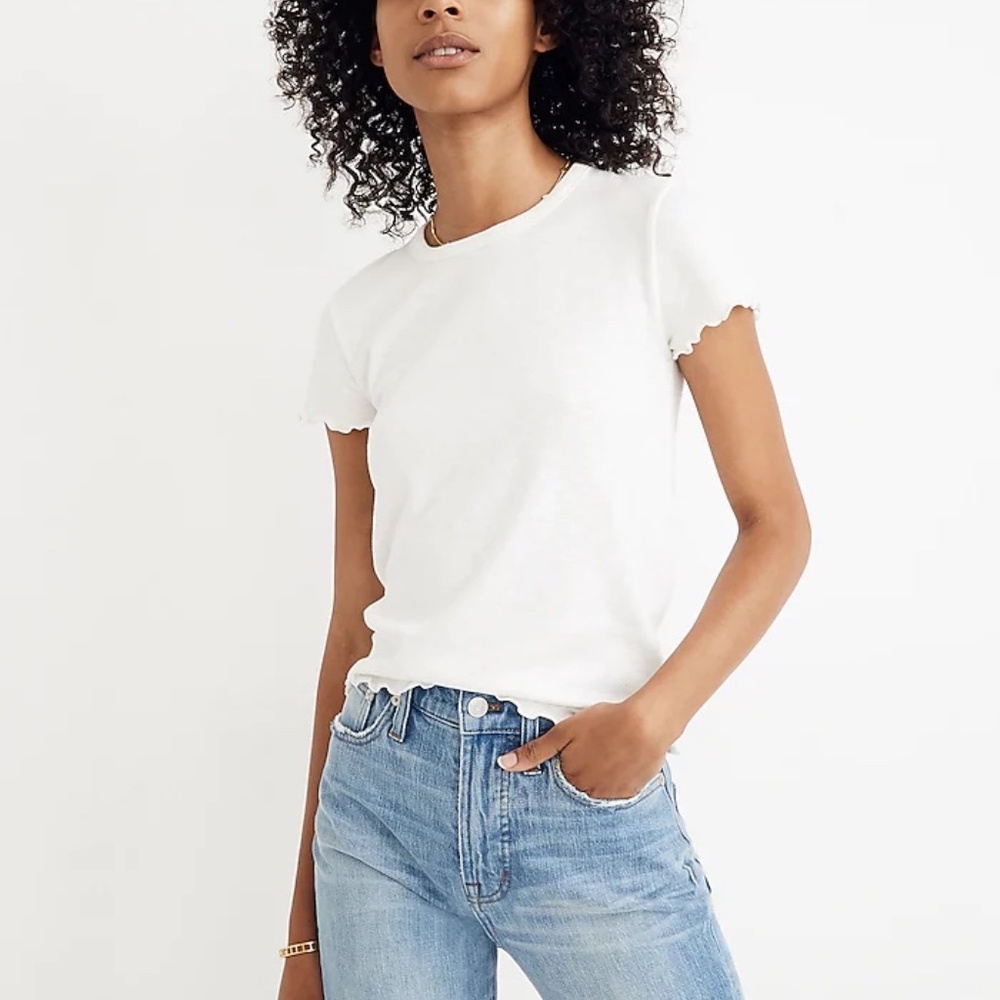 Madewell - Baby Tee - Bright Ivory